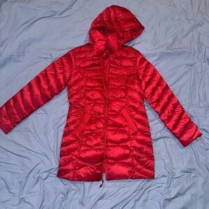 Nautica Vibrant Red Puffer Jacket